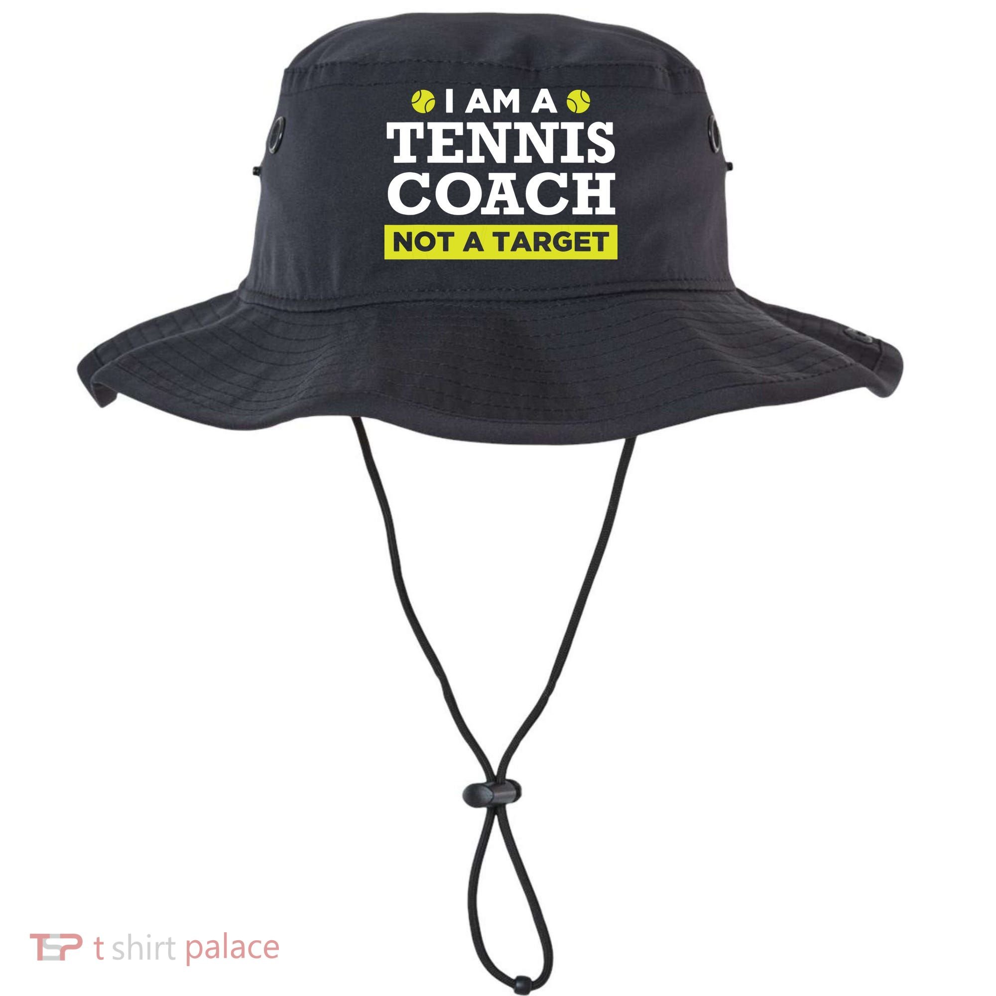 Funny Tennis Coach Gift Not A Target Bucket Hat