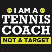Funny Tennis Coach Gift Not A Target Polo thumb 3