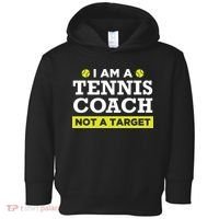 Funny Tennis Coach Gift Not A Target Toddler Hoodie thumb 0