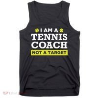 Funny Tennis Coach Gift Not A Target Tank Top thumb 0