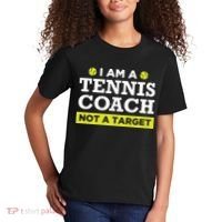 Funny Tennis Coach Gift Not A Target Kids T-Shirt thumb 2