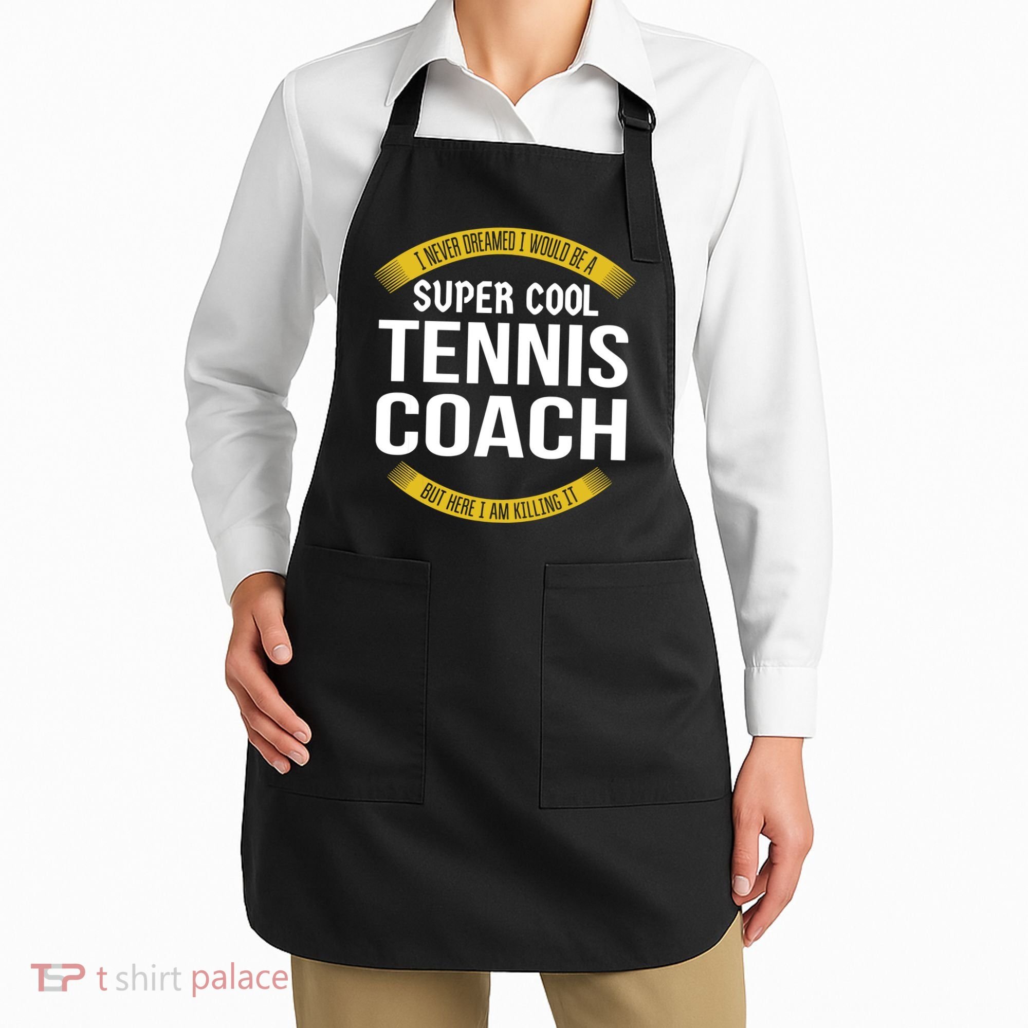 Funny Tennis Coach Gift Appreciation Apron