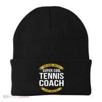Funny Tennis Coach Gift Appreciation Beanie thumb 0