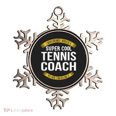 Funny Tennis Coach Gift Appreciation Ornament