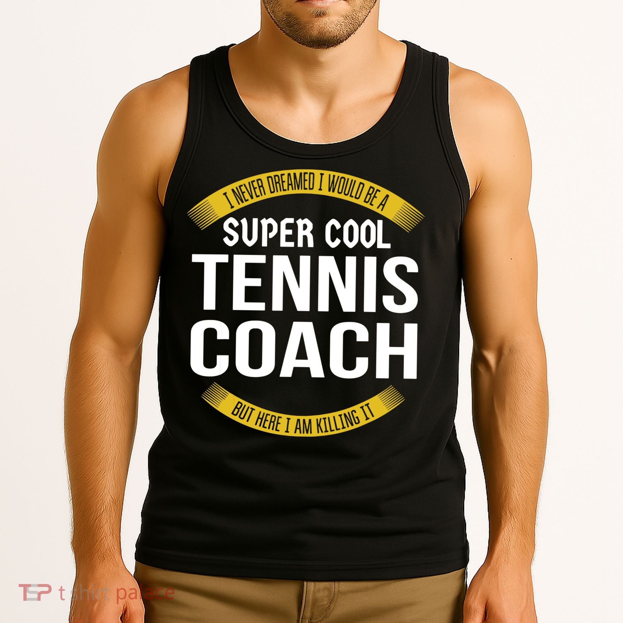 Funny Tennis Coach Gift Appreciation Tank Top