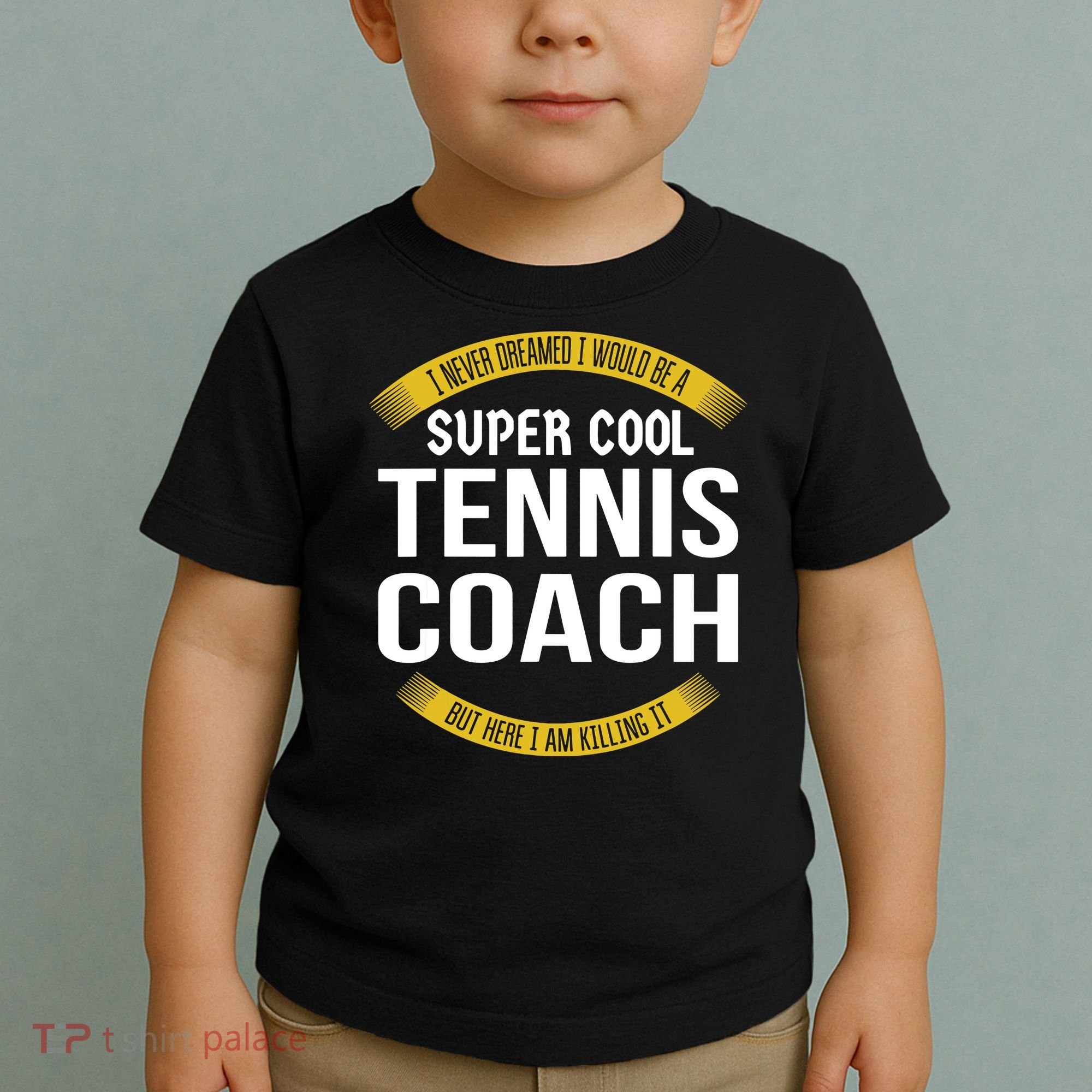 Funny Tennis Coach Gift Appreciation Toddler T-Shirt
