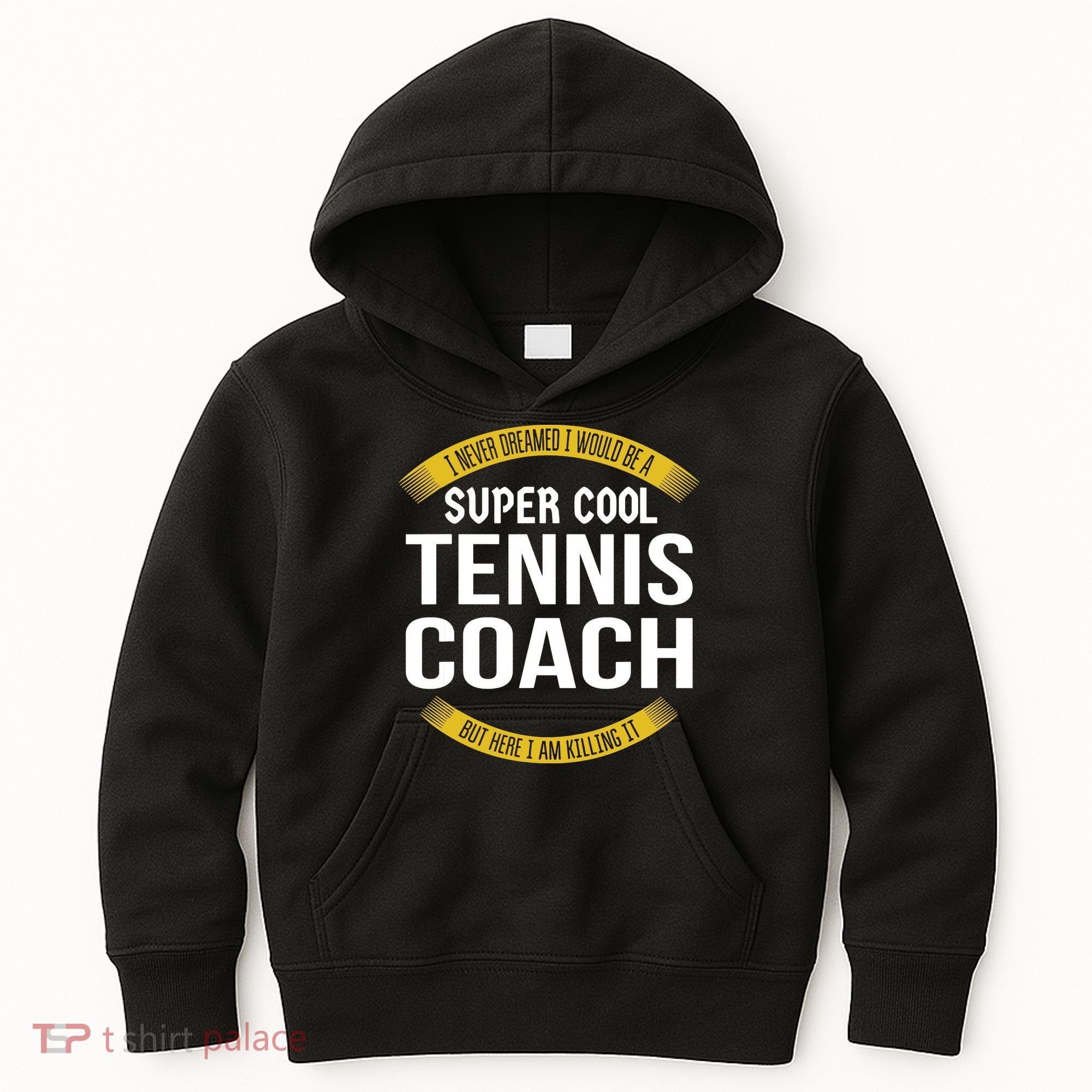 Funny Tennis Coach Gift Appreciation Kids Hoodie