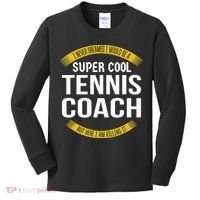 Funny Tennis Coach Gift Appreciation Kids Long Sleeve Shirt thumb 0