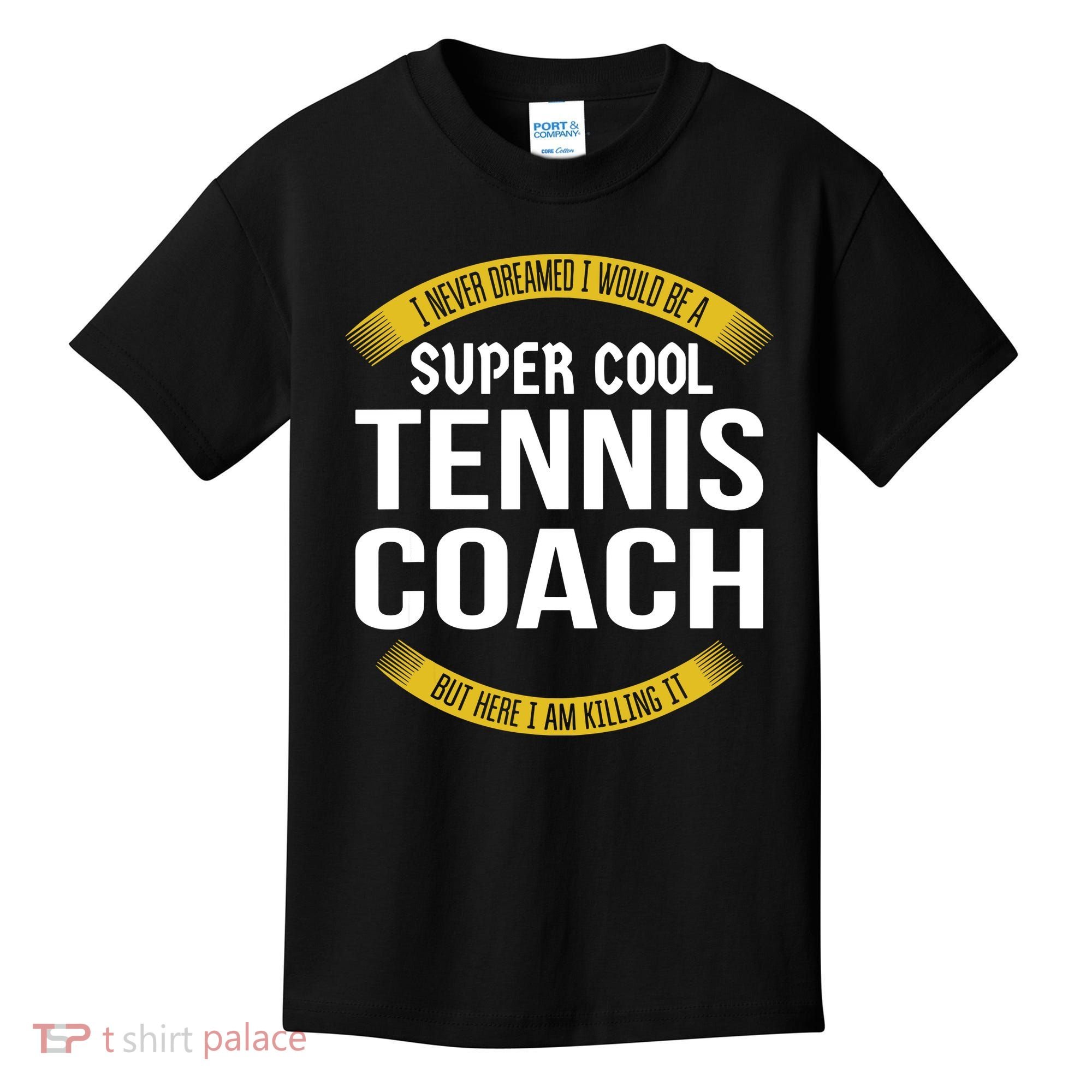 Funny Tennis Coach Gift Appreciation Kids T-Shirt