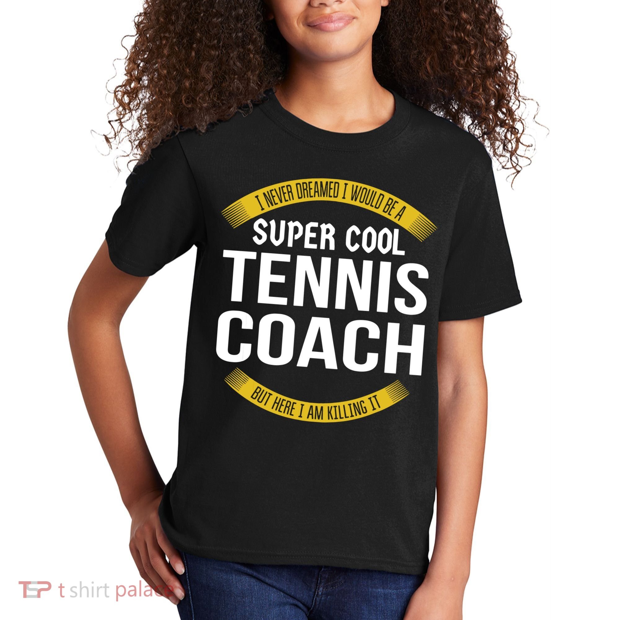 Funny Tennis Coach Gift Appreciation Kids T-Shirt