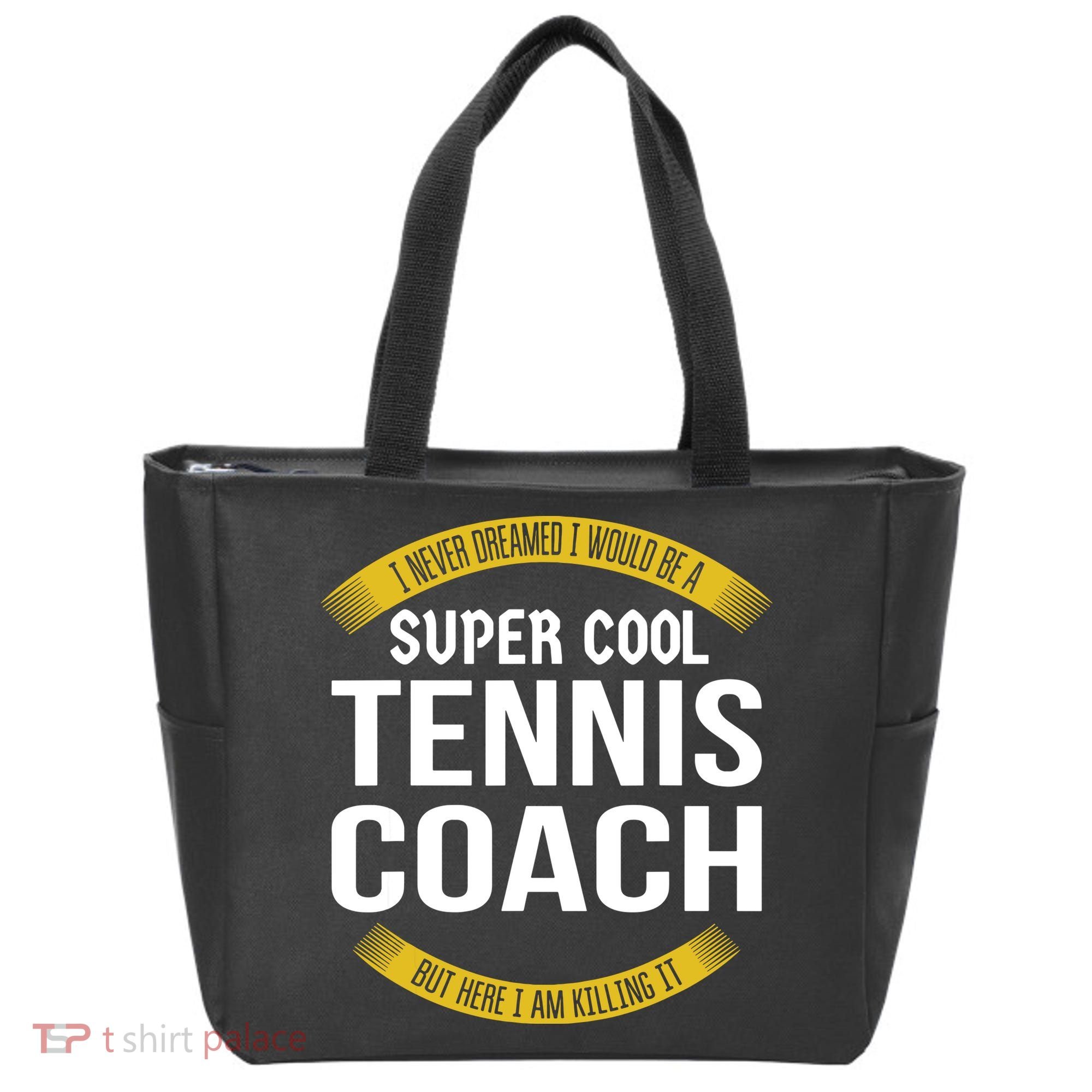 Funny Tennis Coach Gift Appreciation Tote Bag