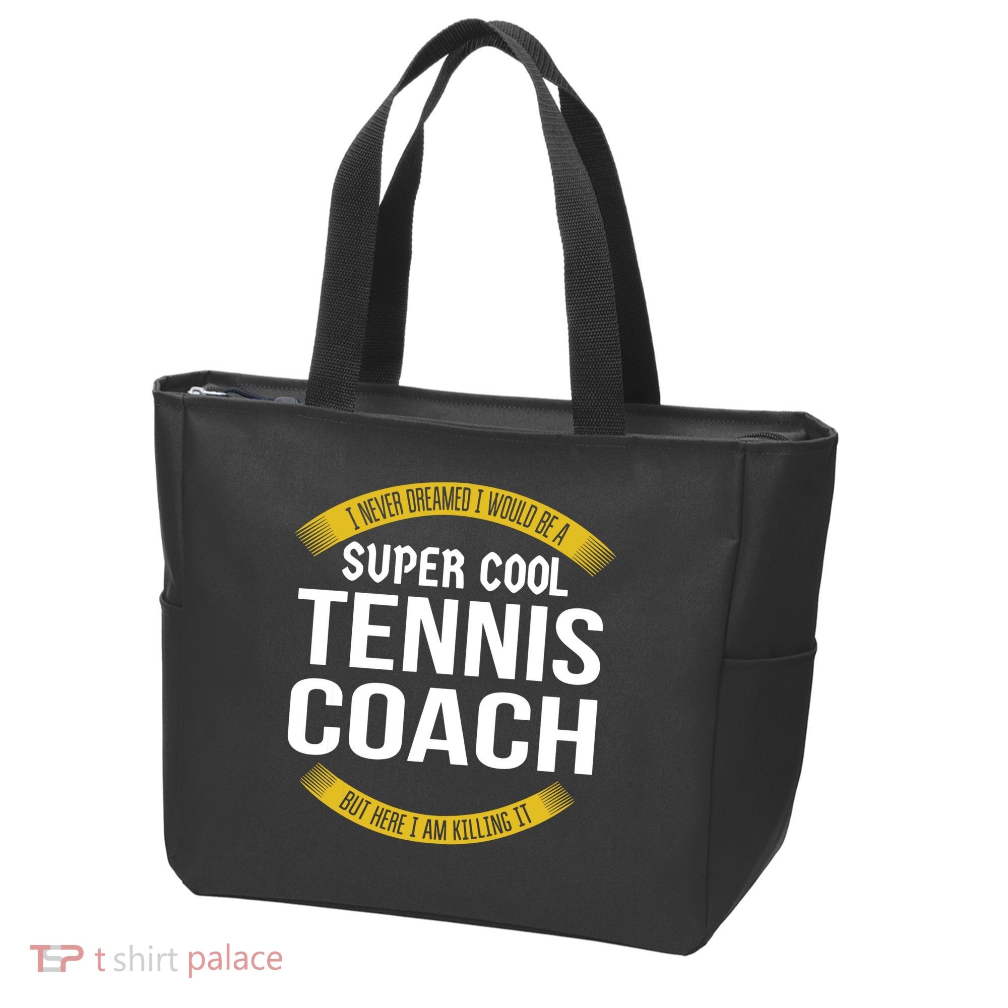 Funny Tennis Coach Gift Appreciation Tote Bag