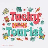 Funny Tourist Costume Tie Dye Tacky Traveler Tacky Tourist Baby Bodysuit thumb 2