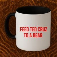 Feed Ted Cruz To A Bear Coffee Mug thumb 2