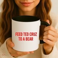 Feed Ted Cruz To A Bear Coffee Mug thumb 3