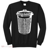 Fun Trash Can Meaningful Gift Garbage Day Sweatshirt thumb 0