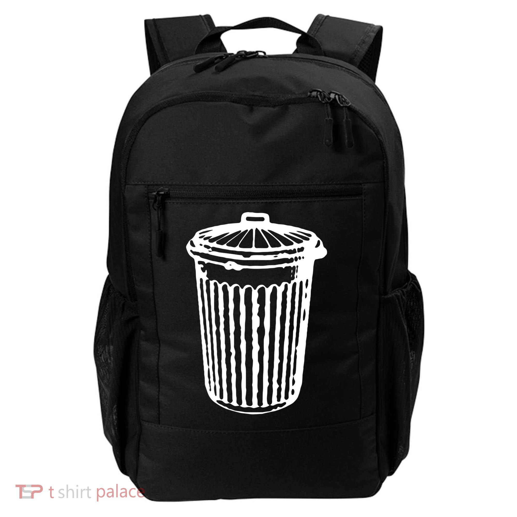 Fun Trash Can Meaningful Gift Garbage Day Backpack