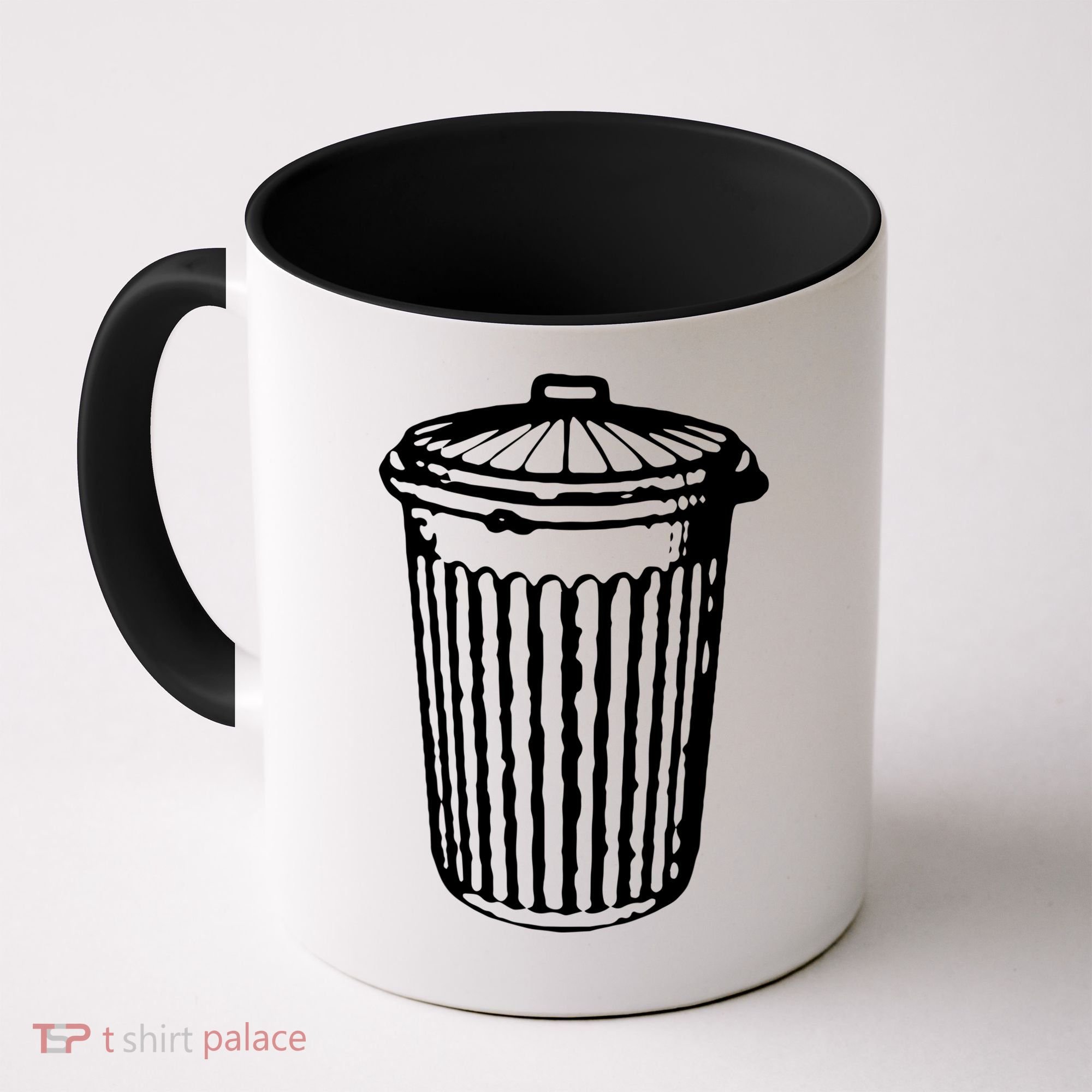 Fun Trash Can Meaningful Gift Garbage Day Coffee Mug