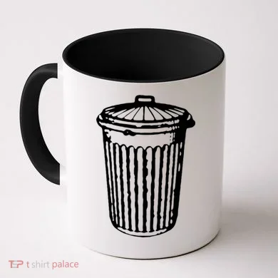 Fun Trash Can Meaningful Gift Garbage Day Coffee Mug