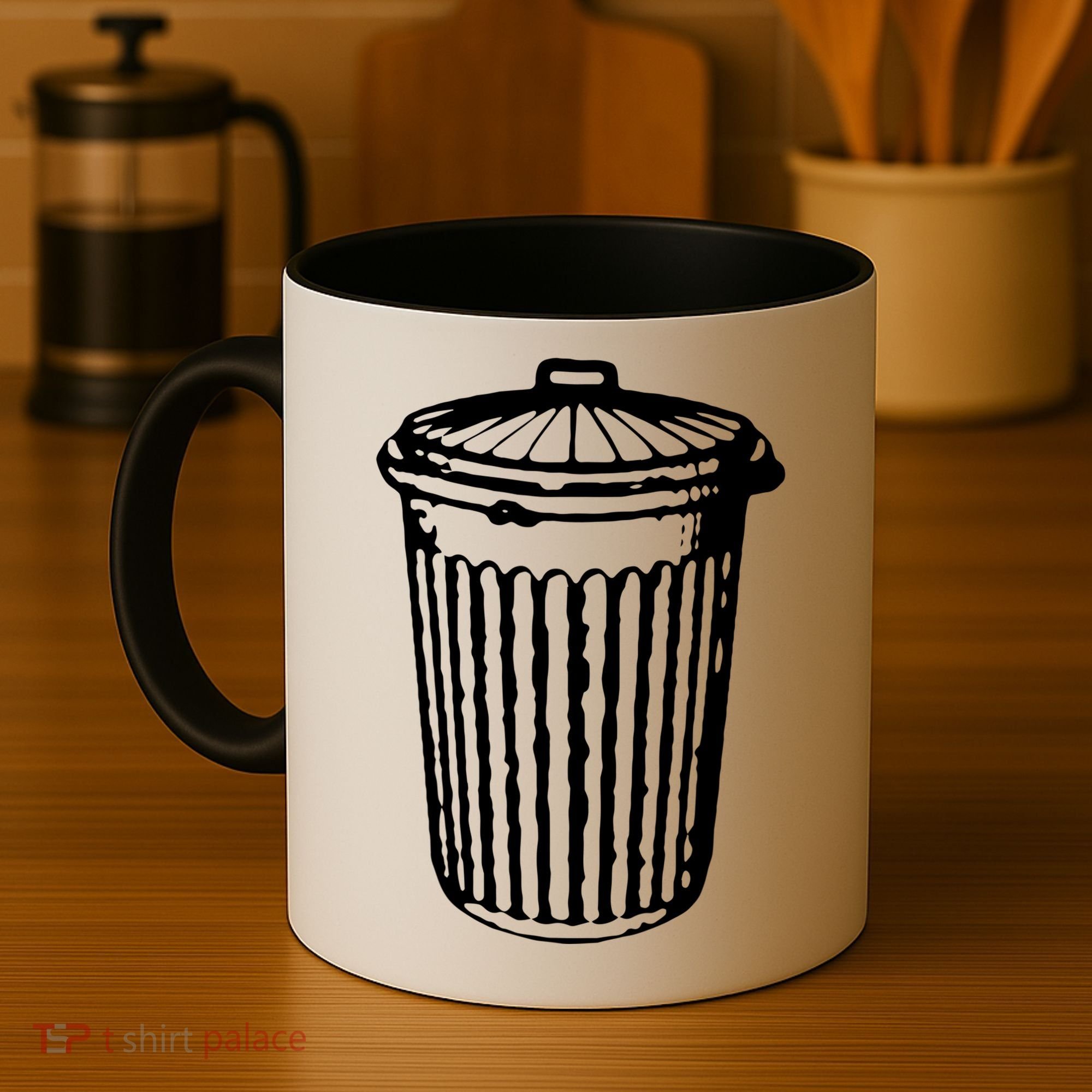 Fun Trash Can Meaningful Gift Garbage Day Coffee Mug