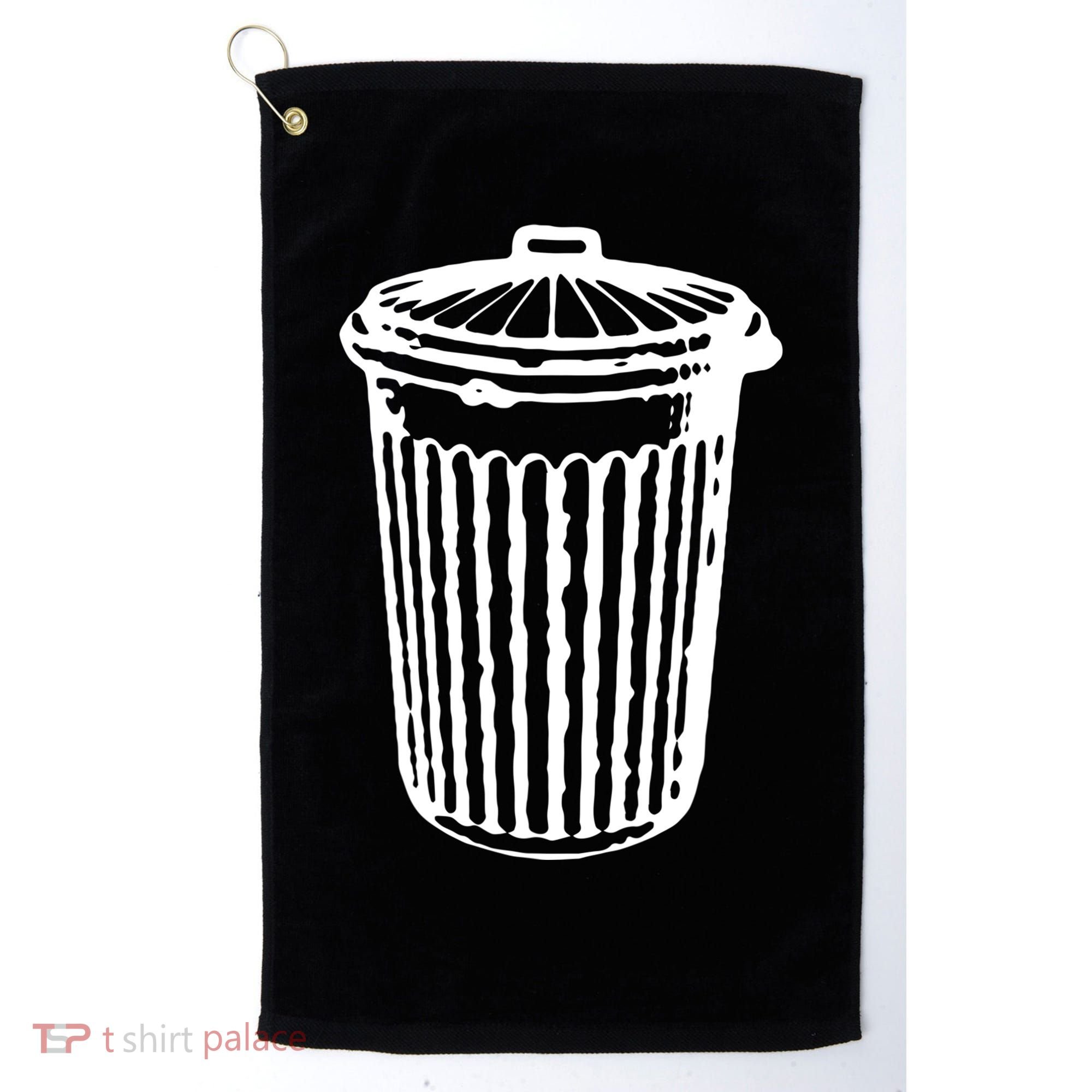 Fun Trash Can Meaningful Gift Garbage Day Golf Towel