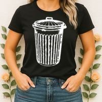 Fun Trash Can Meaningful Gift Garbage Day Women's T-Shirt thumb 2