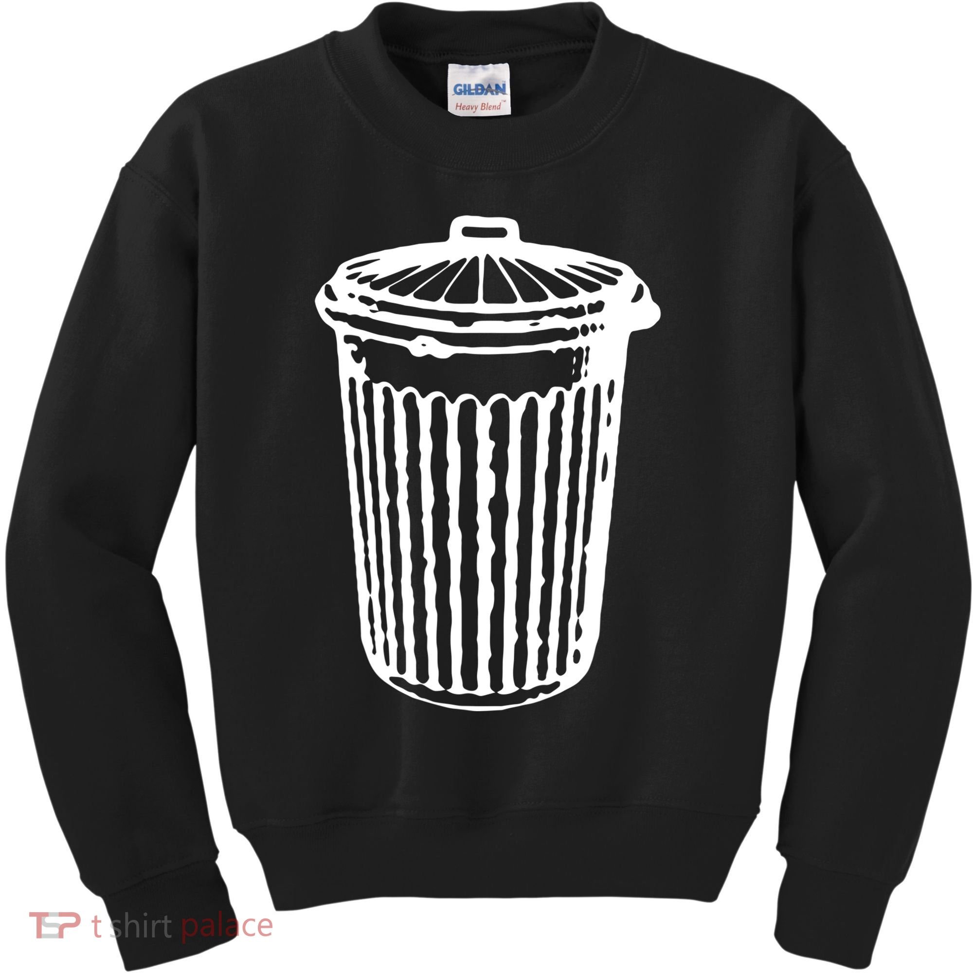 Fun Trash Can Meaningful Gift Garbage Day Kids Sweatshirt