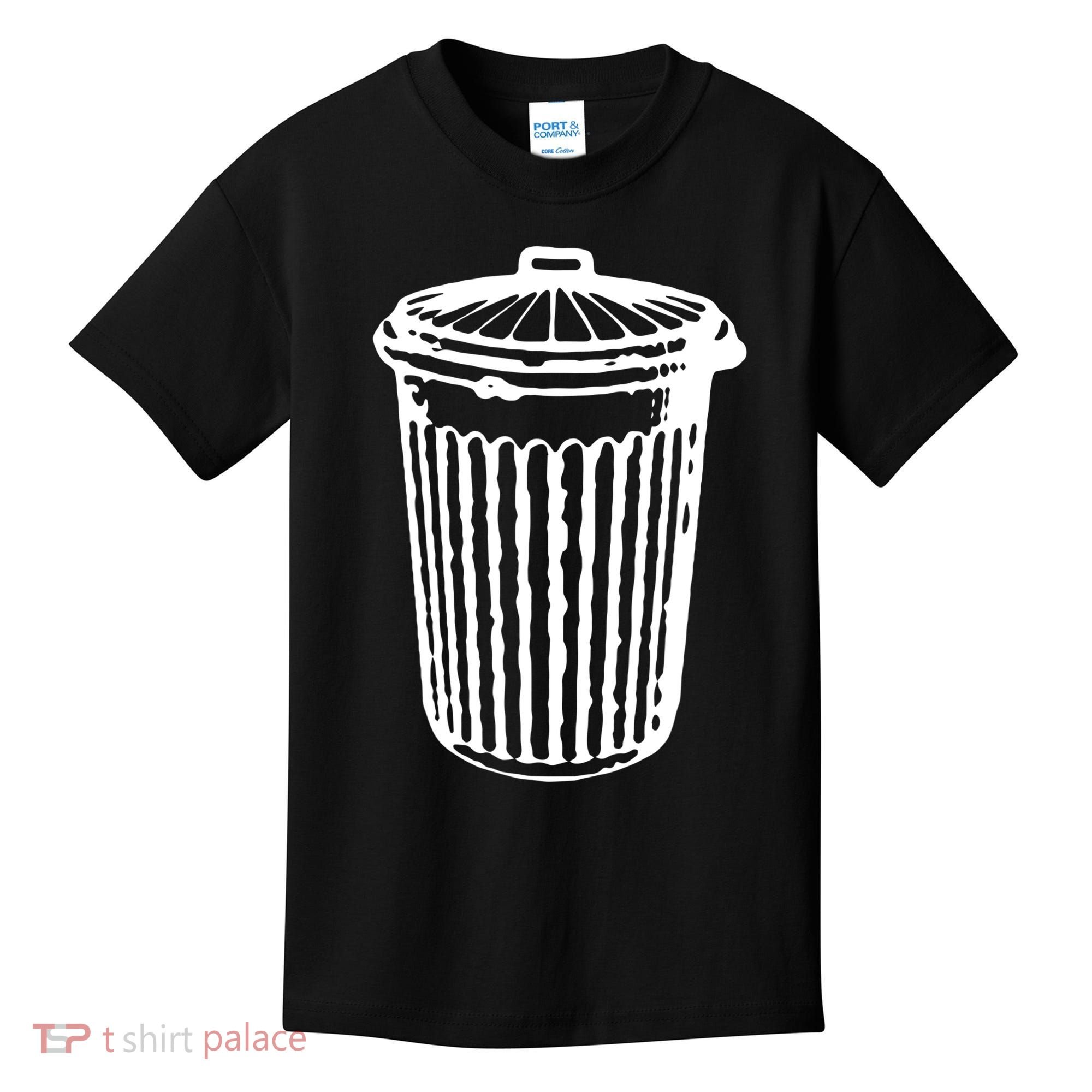 Fun Trash Can Meaningful Gift Garbage Day Kids T-Shirt