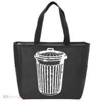 Fun Trash Can Meaningful Gift Garbage Day Tote Bag thumb 0