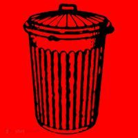 Fun Trash Can Meaningful Gift Garbage Day Santa Hat thumb 1