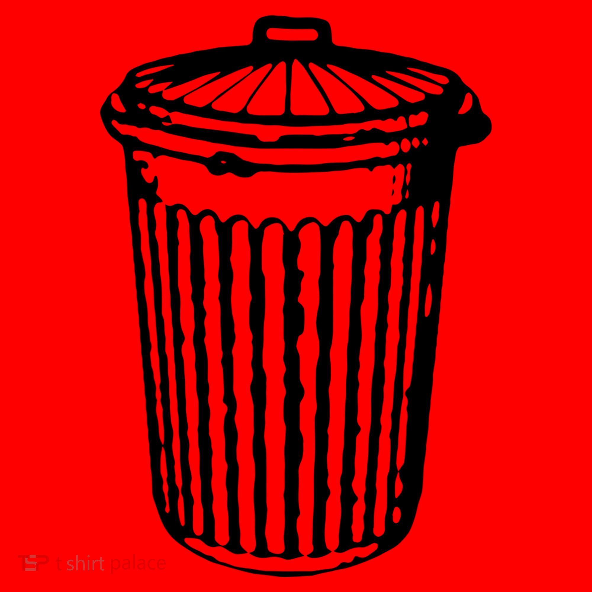 Fun Trash Can Meaningful Gift Garbage Day Santa Hat