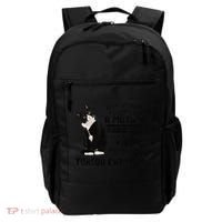 Funny Tuxedo Cat Mom Quote Tuxie Cat Gift Backpack thumb 0