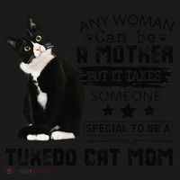 Funny Tuxedo Cat Mom Quote Tuxie Cat Gift Women's Hoodie thumb 2