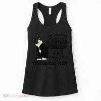 Funny Tuxedo Cat Mom Quote Tuxie Cat Gift Women's Tank Top thumb 0