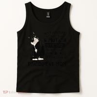 Funny Tuxedo Cat Mom Quote Tuxie Cat Gift Tank Top thumb 2