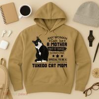 Funny Tuxedo Cat Mom Quote Tuxie Cat Gift Hoodie thumb 3
