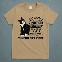 Funny Tuxedo Cat Mom Quote Tuxie Cat Gift T-Shirt thumb 5