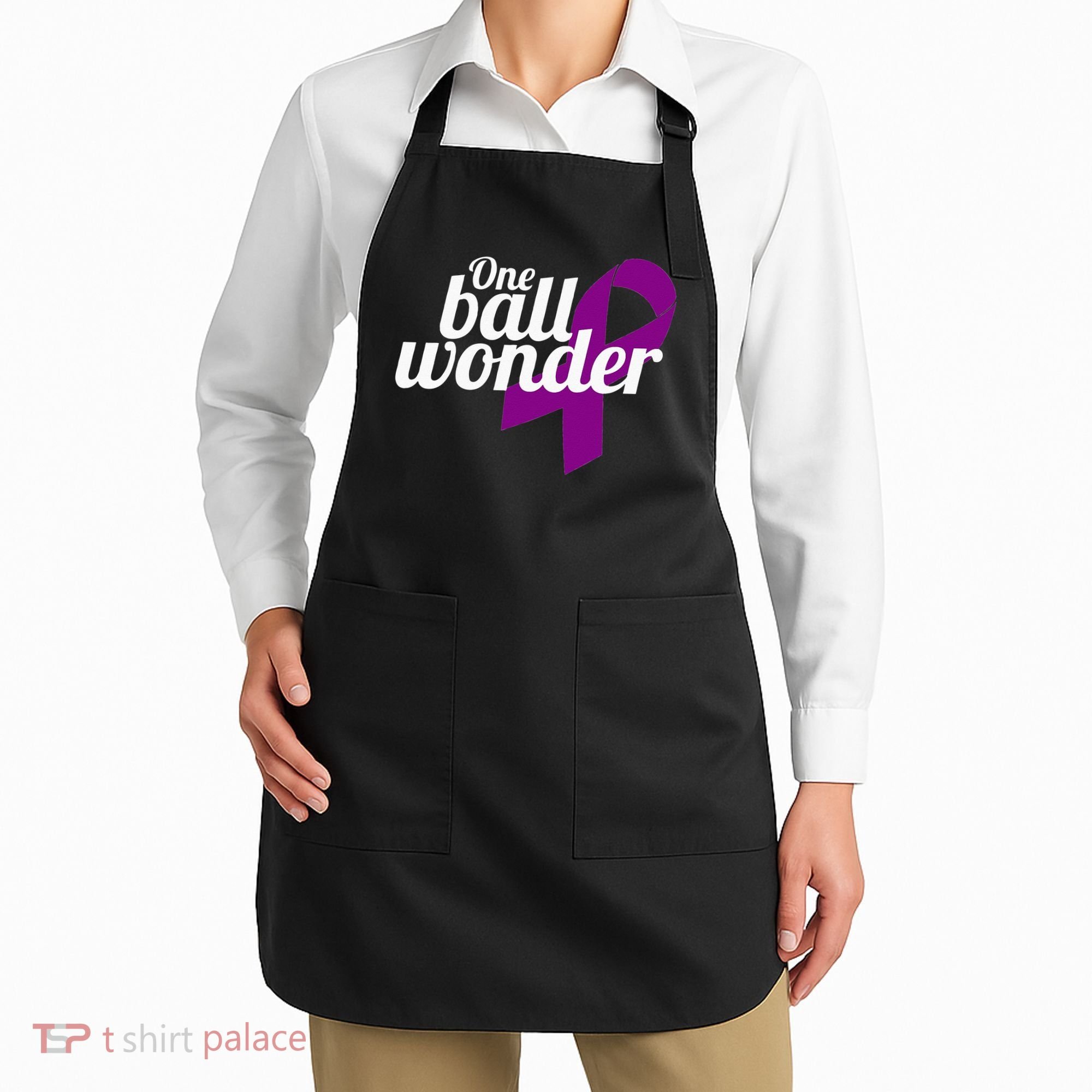 Funny Testicular Cancer Survivor Quote Saying Orchidectomy Apron