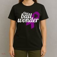 Funny Testicular Cancer Survivor Quote Saying Orchidectomy T-Shirt thumb 4