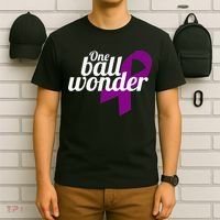 Funny Testicular Cancer Survivor Quote Saying Orchidectomy T-Shirt thumb 6