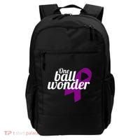Funny Testicular Cancer Survivor Quote Saying Orchidectomy Backpack thumb 0