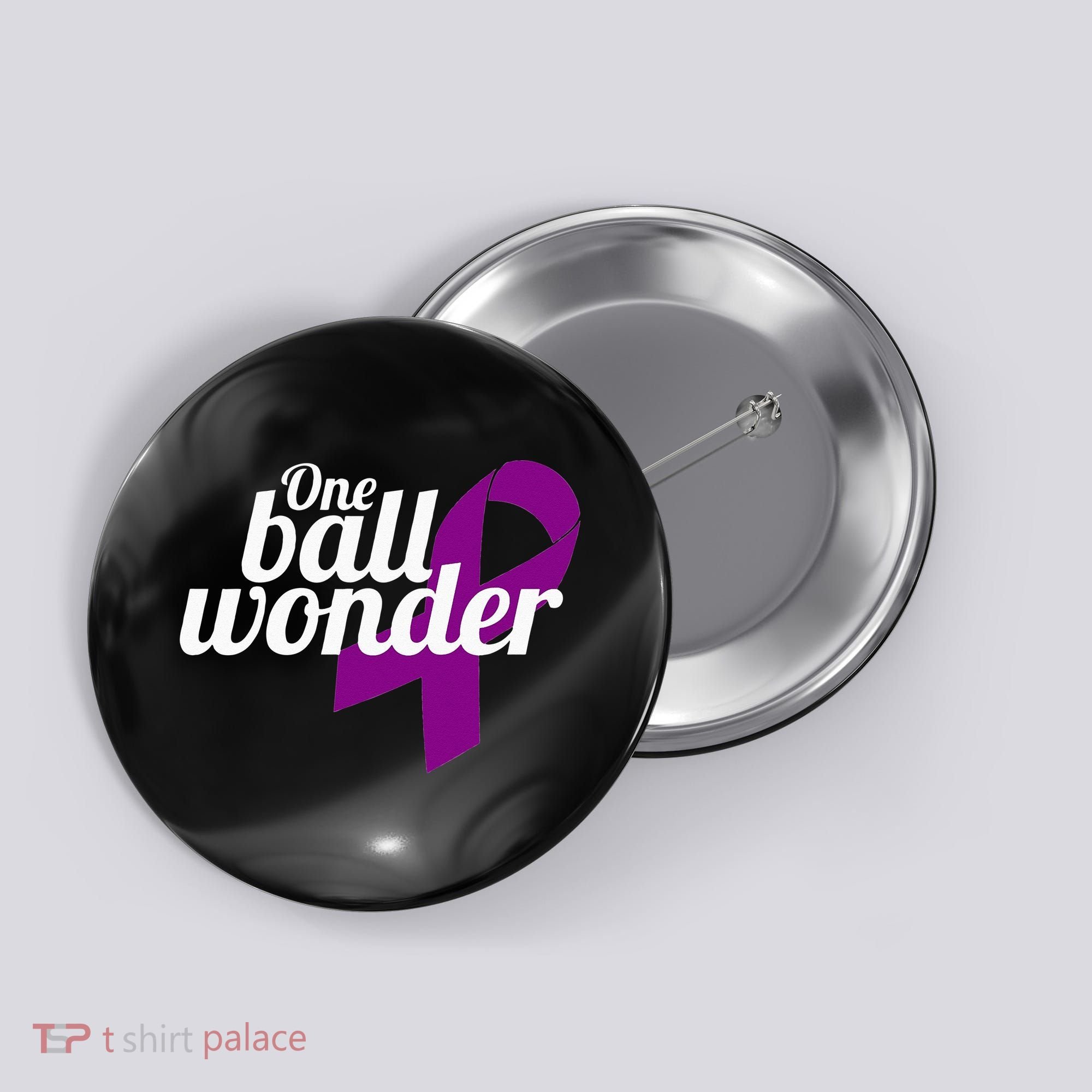 Funny Testicular Cancer Survivor Quote Saying Orchidectomy Button