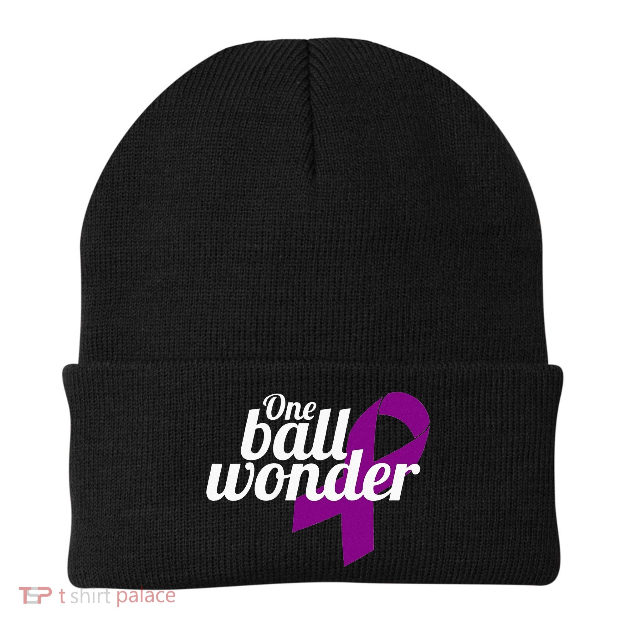 Funny Testicular Cancer Survivor Quote Saying Orchidectomy Beanie