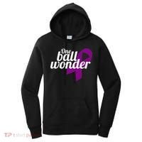 Funny Testicular Cancer Survivor Quote Saying Orchidectomy Women's Hoodie thumb 0