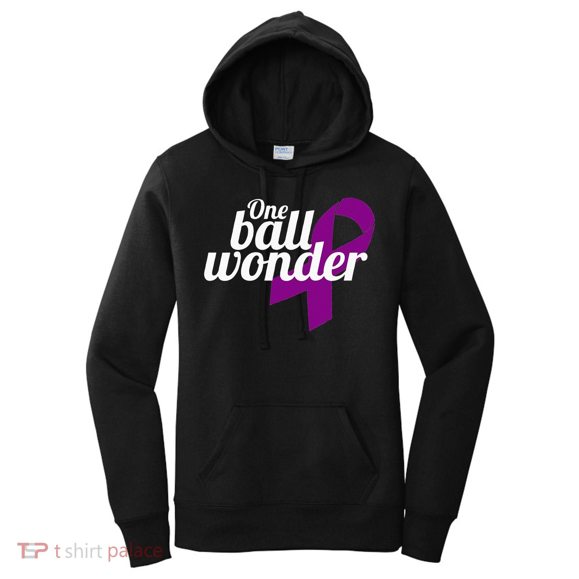 Funny Testicular Cancer Survivor Quote Saying Orchidectomy Women's Hoodie