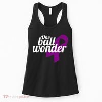 Funny Testicular Cancer Survivor Quote Saying Orchidectomy Women's Tank Top thumb 0