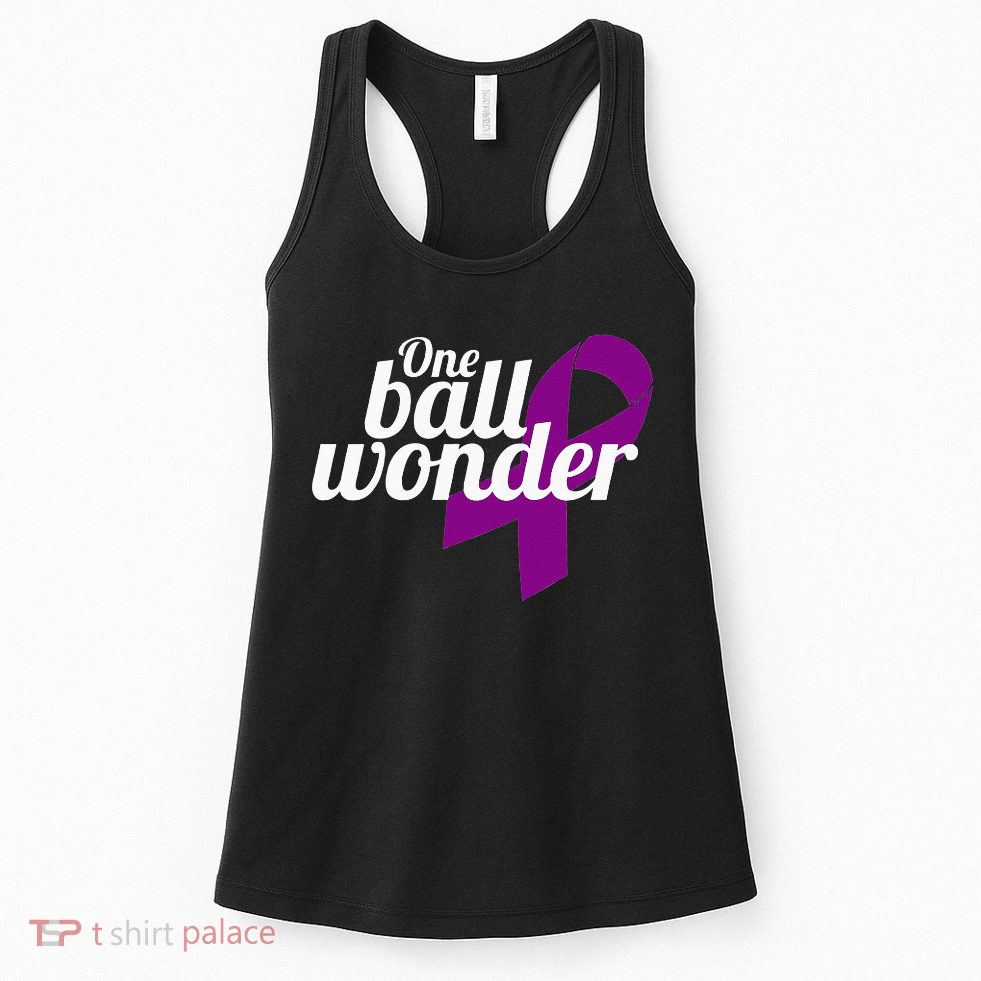 Funny Testicular Cancer Survivor Quote Saying Orchidectomy Women's Tank Top
