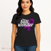 Funny Testicular Cancer Survivor Quote Saying Orchidectomy Women's T-Shirt thumb 4