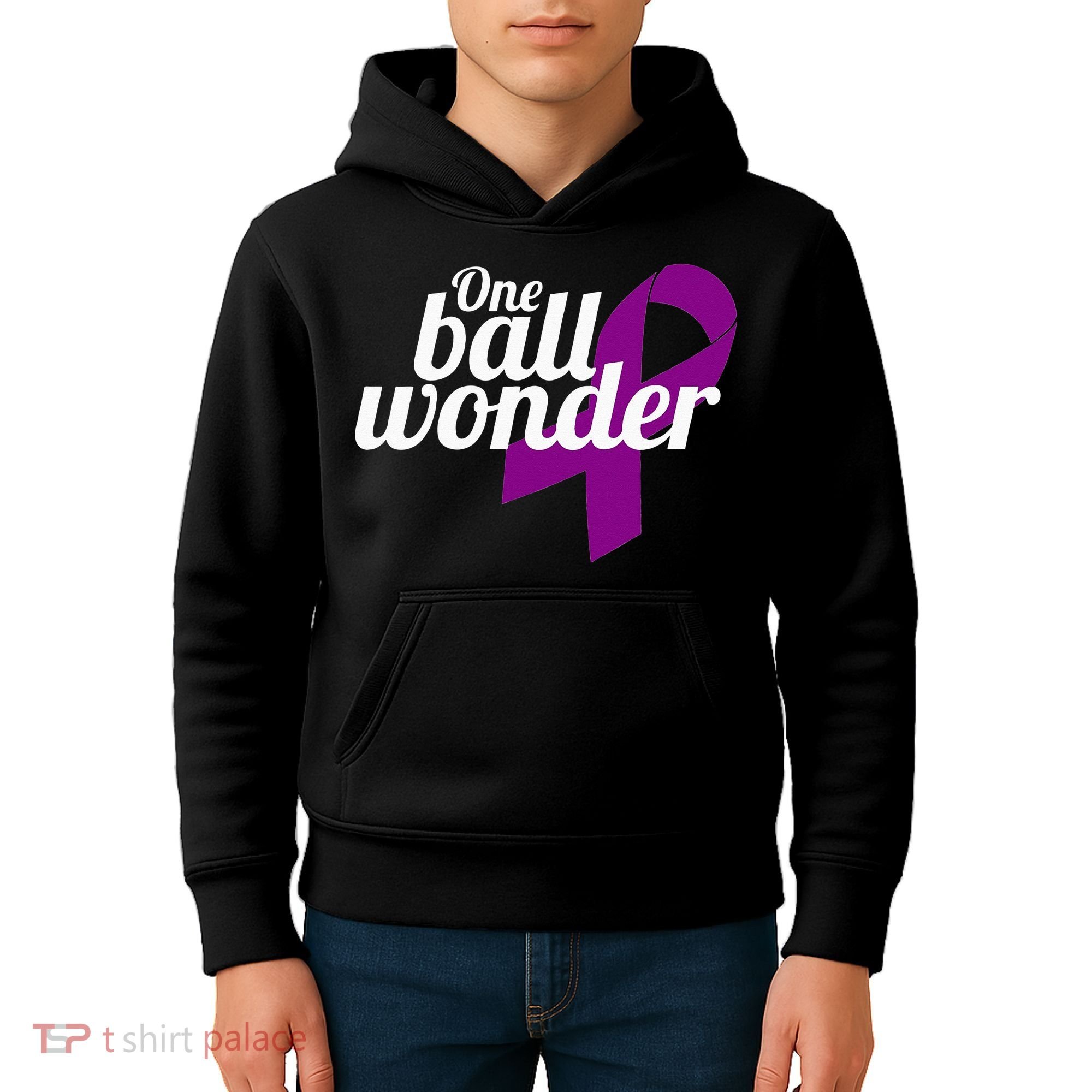 Funny Testicular Cancer Survivor Quote Saying Orchidectomy Kids Hoodie
