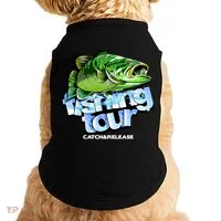 Fishing Tour Catch And Release Doggie Tank thumb 0